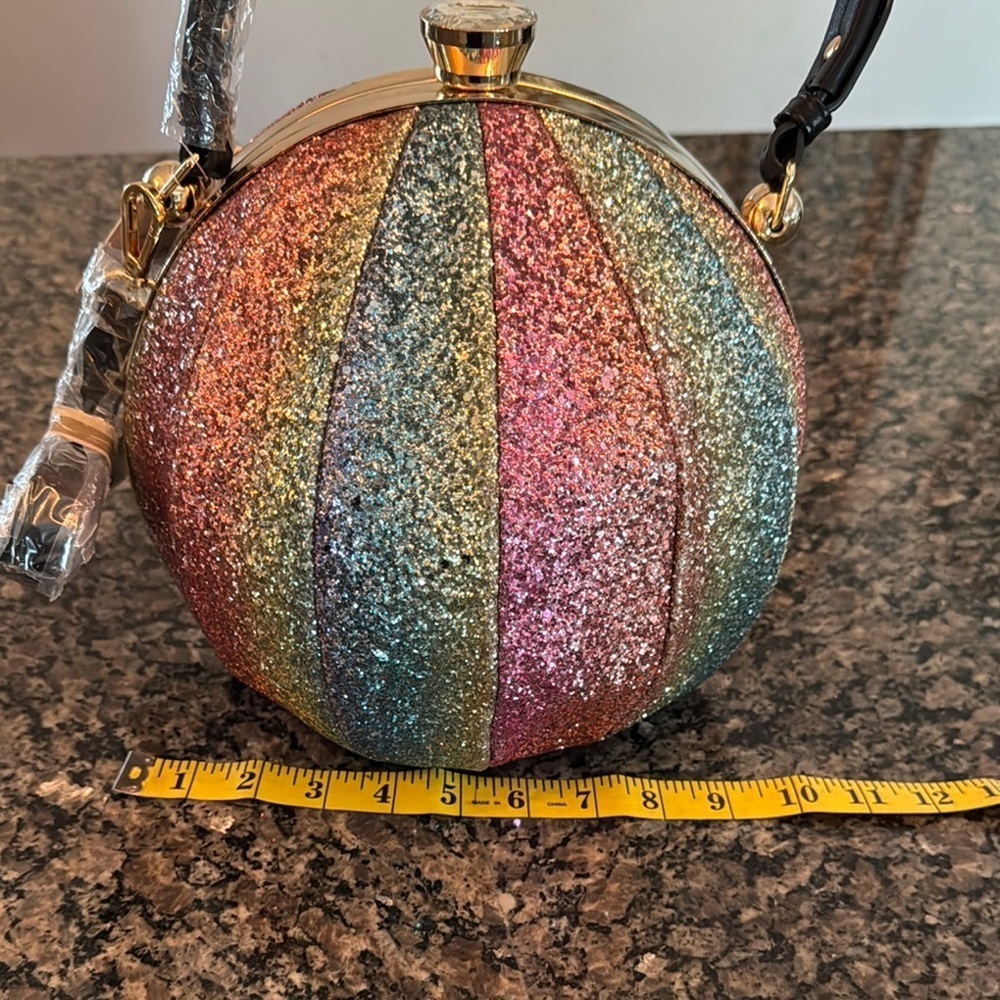 Rainbow Glitter TikTok basketBall Bag NWT - Picture 11 of 13